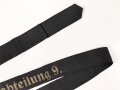 Kriegsmarine, Mützenband "9.Schiffsstammabteilung" Lange 162cm