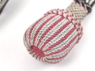 Portepee für das Extra Seitengewehr der Feuerwehr III.Reich, farbfrisches Stück