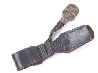 Kaiserreich, Portepee an Koppelschuh für ein Extraseitengewehr. Getragen, ungereinigt