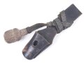 Kaiserreich, Portepee an Koppelschuh für ein Extraseitengewehr. Getragen, ungereinigt