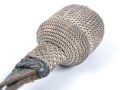 Kaiserreich, Portepee an Koppelschuh für ein Extraseitengewehr. Getragen, ungereinigt