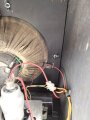 Seibt Empfänger ER1, Ln 25466. Überlackiertes Stück, Rückwand neuzeitlich ergänzt, restauriert, Funktion nicht geprüf. Gewaltiges Gerät, Breite 65cm