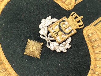 Preussen,  Paar Epauletten für einen höheren Forstbeamten, leicht getragenes Paar