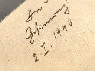 Großadmiral Erich Raeder, original gerahmtes Foto mit eigenhändiger Widmung und Unterschrift " Im Dankbarkeit und Kameradschaftlicher Erinnerung 2.I.1940. Maße des Rahmen 25,5, x 34,5cm