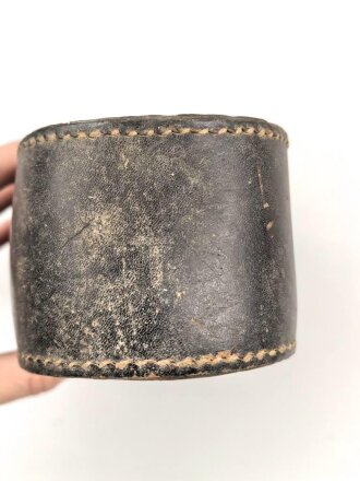 Tasche für Handapparat ( Telefonhörer) der Wehrmacht. Ungereinigtes Stück, datiert 1940