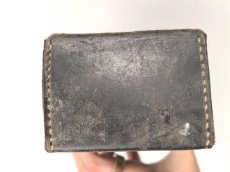 Tasche für Handapparat ( Telefonhörer) der Wehrmacht. Ungereinigtes Stück, datiert 1940