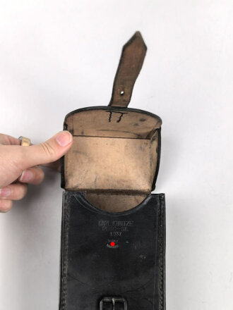 Tasche für Handapparat ( Telefonhörer) der Wehrmacht. Guter Zustand, datiert 1937