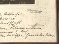 Kurt von Hammerstein-Equord, General der Infanter und Chef der Deutschen Heeresleitung. Original gerahmtes Fots mit eigenhändiger Widmung und Unterschrift vom April 1933. Maße des Rahmens 30 x 40cm