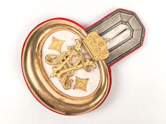 Preussen,  einzelnes Epaulett für einen Hauptmann im Füsilier Regiment 86, Prächtiger Namenszug