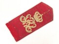 Württemberg, einzelne Schulterklappe eines Angehörigen im Infanterie Regiment Kaiser Wilhelm, König von Preussen Nr. 120.