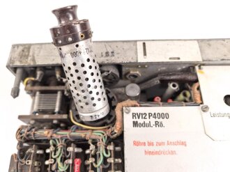 10 Watt Sender h, ( 10 W.S.h.) datiert 1940,  für Sturmgeschütz . Originallack , Funktion nicht geprüft