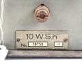 10 Watt Sender h, ( 10 W.S.h.) datiert 1940,  für Sturmgeschütz . Originallack , Funktion nicht geprüft