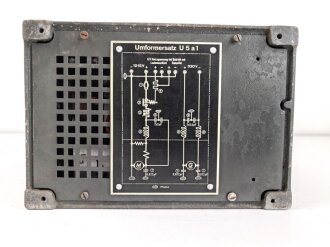 Umformer U5 a1 datiert 1937, Originallack, Funktion nicht geprüft