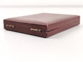 Baden, Ehrenplakette der Landeshauptstadt Karlsruhe im Etui, dieses 10,5 x 13cm