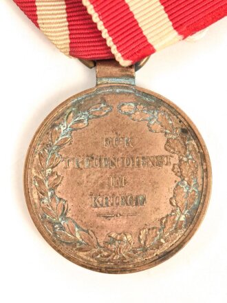 Hessen, Felddienstzeichen (Kriegsdenkmünze) 1840, Messing, am Band