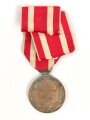 Hessen, Felddienstzeichen (Kriegsdenkmünze) 1840, Messing, am Band