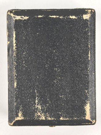 Preußen, Etui zum Kronenorden 3. und 4. Klasse , der Deckel jeweils seitlich leicht verzogen
