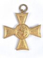 Sachsen, Ehrenkreuz des Ehrenbundes sächsischer Weltkriegsteilnehmer. Die Schwerter fehlen