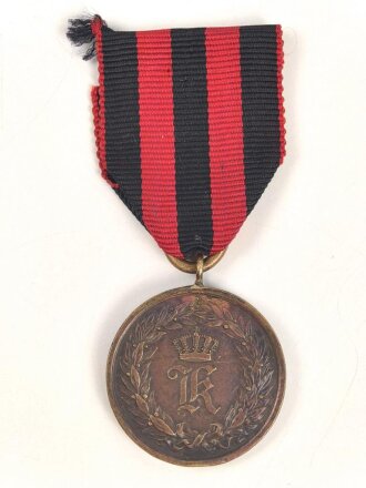 Württemberg,  Medaille "Für treuen Dienst in einen Feldzug" für den Feldzug 1866