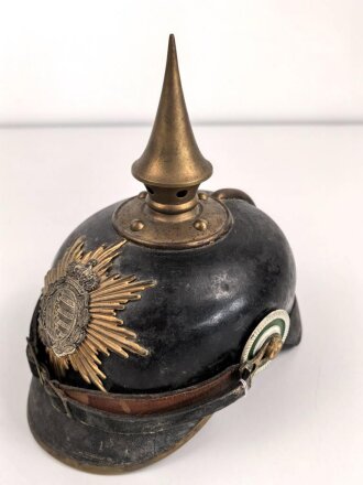 Sachsen, Pickelhaube für Mannschaften der...