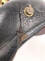 Bayern, Pickelhaube für Mannschaften in einem Landwehr Infanterie Regiment. Unvollständig, das Leder angetrocknet