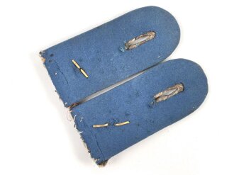 Preußen, Paar Schulterstücke für einen Oberleutnant, Auflagen fehlen,  Länge 9,5cm