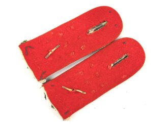 Sachsen, Paar Schulterstücke für einen Oberleutnant, die Zahlen fehlen,  Länge  9,5cm