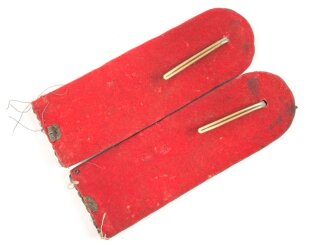 Sachsen, Paar Schulterstücke für einen Leutnant, die Auflagen fehlen,  Länge  12,5cm