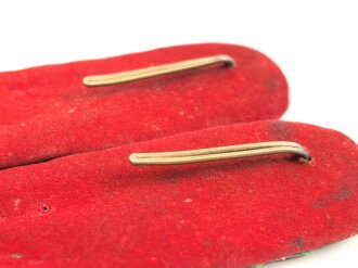 Sachsen, Paar Schulterstücke für einen Leutnant, die Auflagen fehlen,  Länge  12,5cm