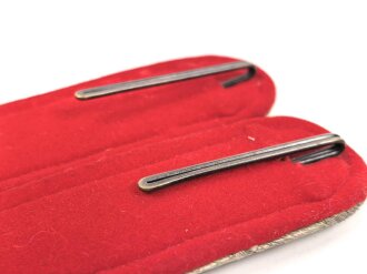 Sachsen, Paar Schulterstücke für einen Leutnant,  Länge  13,5cm