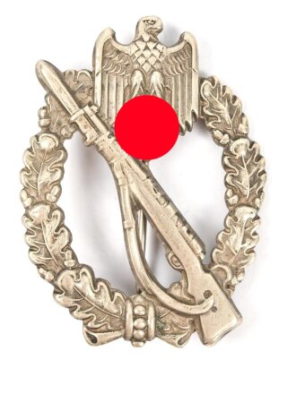 Infanterie Sturmabzeichen,  Buntmetall hohl geprägt, versilbert