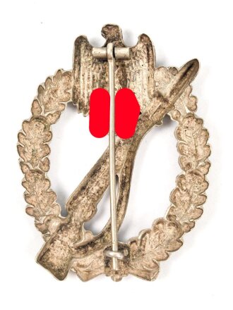 Infanterie Sturmabzeichen,  Buntmetall hohl geprägt, versilbert