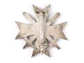Kriegsverdienstkreuz 1939, 1. Klasse mit Schwertern. Buntmetall, Hersteller 43 für Julius Bauer Söhne, Zella-Mehlis