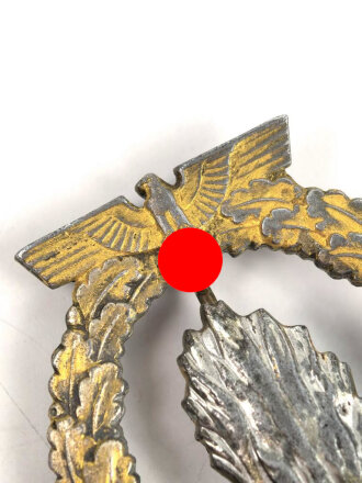 Minensucher Kriegsabzeichen, Zink versilbert und...