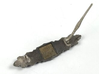 Nahkampfspange in silber, Zink, Hersteller FLL, Plättchen magnetisch