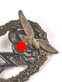 Erdkampfabzeichen der Luftwaffe, Zink ohne Herstellermarkierung, Gegenhaken alt repariert
