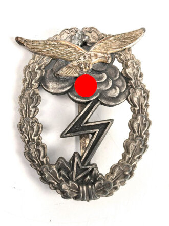 Erdkampfabzeichen der Luftwaffe, Zink versilbert,...