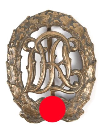 Deutsches Reichssportabzeichen in Bronze DRL. Hersteller...