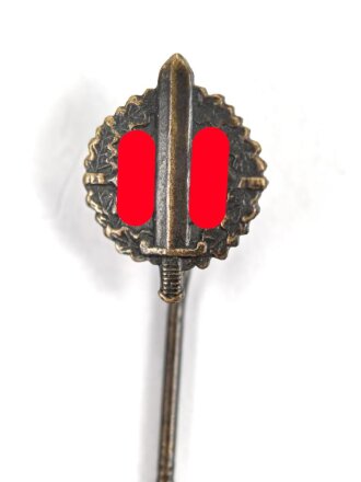 Miniatur 14mm SA Sportabzeichen in bronze
