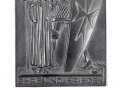 Lauchhammer Eisengussplakette "Ehre und Frieden 1934"