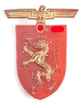 Abzeichen aus Kunststoff " Gautag der NSDAP...