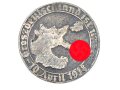 Blechabzeichen " Grossdeutschland ist unser 10.April 1938"