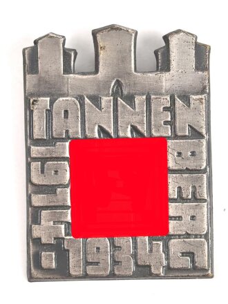 Blechabzeichen " Tannenberg 1914 - 1934"