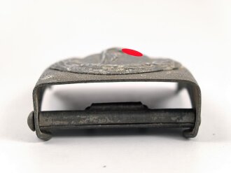 Luftwaffe, Koppelschloss für Mannschaften mit aufgeklammertem Emblem, ungereinigtes Stück aus Zink