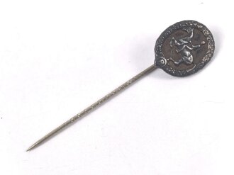 Miniatur Deutsches Reiterabzeichen in Silber 18mm, Lauer...