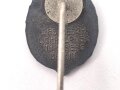 Miniatur Deutsches Reiterabzeichen in Silber 18mm, Lauer Nürnberg "990" Silber