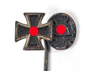 Miniatur Eisernes Kreuz, Verwundetenabzeichen schwarz 9mm
