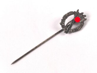 Miniatur Infanterie Sturmabzeichen in silber  16mm