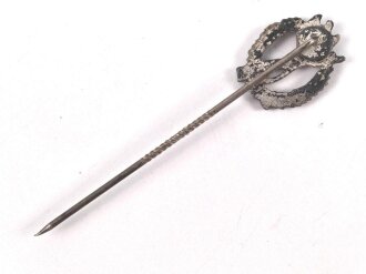 Miniatur Infanterie Sturmabzeichen in silber  16mm