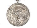 Deutscher Radfahrbund, tragbare Medaille für hervorragende Leistungen in der einzel Dauerfahrt zum Bundestag des Deutschen Radfahrbundes 18.August 1908 Bremen